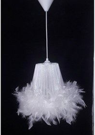 Resim Beyaz Tüylü Çocuk Odası Avize 