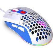 Resim Mufunye Hxsj X300 Oyun Faresi: 6 Dpı Seviyesi, 14 Rgb Aydınlatma, Ergonomik Tasarım, Makro Programlama 112 Karakter 001 