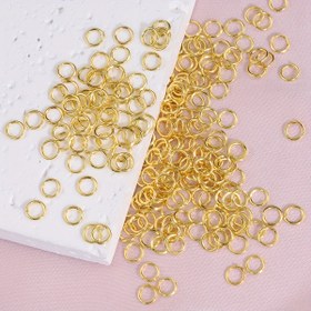 Resim 100 adet Paslanmaz Çelik Bölünebilir Halka, Takı Yapımı DIY Bileşenleri için Açılabilir Halka Bağlayıcılar, 4-10mm 