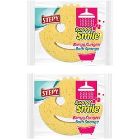 Resim STEPY Smile Banyo Süngeri x 2 Paket 