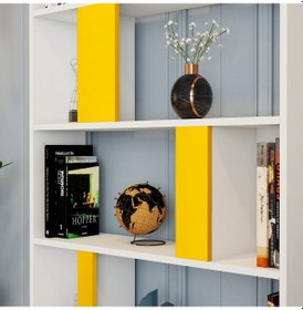 Resim Variant Variant Lima Kitaplık - Beyaz / Sarı 