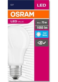 Resim Osram 10W 75W Led Ampul Beyaz 6500K E27 2 Adet 