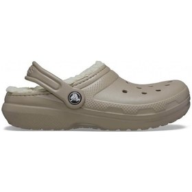 Resim Crocs Classic Lined Clog K Çocuk Terlik - Sütlü Kahve Sütlü Kahve 