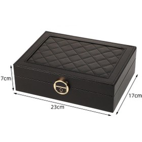 Resim Mücevher Kutusu Organizer Düzenleyici Takı Kutusu Anahtarlı 