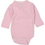 Resim Nayinom Bebe Pembe Düz Eldivenli Penye Kundak Body 