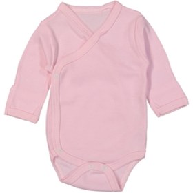 Resim Nayinom Bebe Pembe Düz Eldivenli Penye Kundak Body 