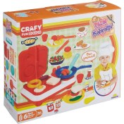 Resim Mena Rise Oyun Hamur Set Pazar Kahvaltısı 6X50GR 24 Parça Büyük 