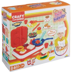 Resim Mena Rise Oyun Hamur Set Pazar Kahvaltısı 6X50GR 24 Parça Büyük 