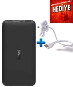 Resim Xiaomi Redmi 10000mah Powerbank Siyah Astronot USB Lamba Klavye Işığı 