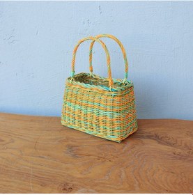 Resim Rattan 23x11.5xh16 Çanta -02 Bej 