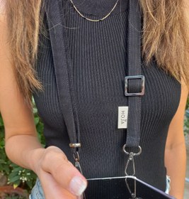 Resim LINO DOUBLE BLACK / Telefon Askısı & Kılıf - iPhone 16 