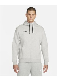 Resim Nike Park Fleece Full-Zip Soccer Hoodie Erkek Sweatshirt 