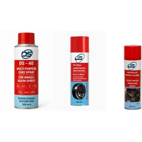 Resim Susuz Motor Temizleyici + Multi Sprey + Lastik Parlatıcı 