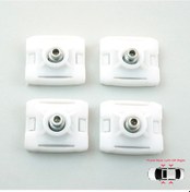 Resim Mercedes W124 W126 W140 W201 W202 W203 için Cam Kriko Pivot Klips 