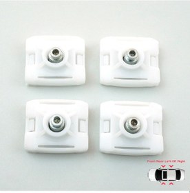 Resim Mercedes W124 W126 W140 W201 W202 W203 için Cam Kriko Pivot Klips 