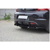 Resim Stuning Vw Scirocco Uyumlu Arka Tampon Flap/splitter Parlak Siyah 769307903145 