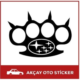 Resim Subaru Muşta Sticker Subaru Sticker Muşta Oto Sticker 