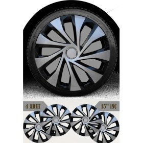 Resim Chevrolet Aveo Cruze Kalos 15'' Inç Jant Kapağı 4 Adet Çift Renk 305 