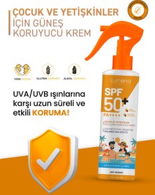 Resim Lumena Çocuk ve Yetişkinler için Yüksek Korumalı Güneş Koruyucu Krem SPF50+ 200 ml 