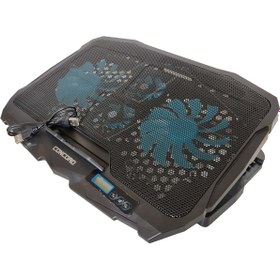 Resim Işıklı Ledli Standlı 2 Fanlı Laptop Soğutucu Concord C-884 