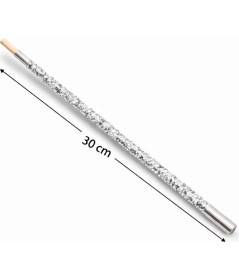 Resim Nemere Mey Ithalat® 30 cm Gümüş Payetli Sigara Tutacağı - 1920’LER Gatsby Parti Aksesuarı 