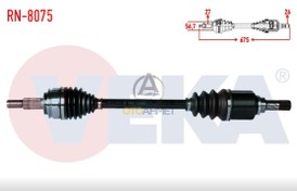 Resim Renault Kangoo 3 Sol Ön Aks 391017321R 