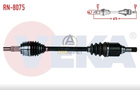 Resim Renault Kangoo 3 Sol Ön Aks 391017321R 