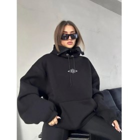 Resim Rex Moda Kar Maskeli Oversize Unisex Sweatshirt 