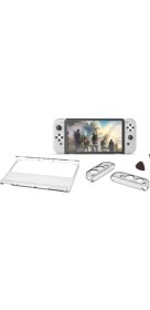 Resim Dobe Nintendo Switch OLED Kristal Koruma Kabı Tpu Dobe 