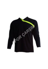 Resim Kaleci Forma Sırt Numaralı Dirsekleri Süngerli Siyah 