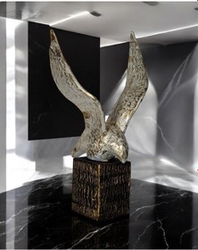 Resim Soyut Kuş Dekoratif Obje Biblo Obje C 4194 - Beyaz 