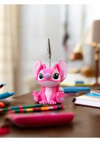 Resim Stitch Angel Temalı Kawaii Pla Fotoğraf Ve Not Tutucu - Ofis Masa Not Tutacağı Çok Renkli 