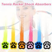 Resim 6 Adet Pati Desenli Tenis Raket Şok Emici - 6 Canlı Renk (Yeşil, Siyah, Sarı, Pembe, Turuncu) | Artırılmış Konfor ve Oynanabilirlik, Tenis Severler İçin Mükemmel Hediye, Paskalya, Sevgililer Günü, Anneler Günü, 4 Temmuz | Gerçek Tenis Aksesuarları, Rahat Tutuş Güçlendirici, Eğlenceli Spor Malzemesi, Yüksek Kaliteli Aksesuar, Spor Enthusiastlar için Şok Emici 