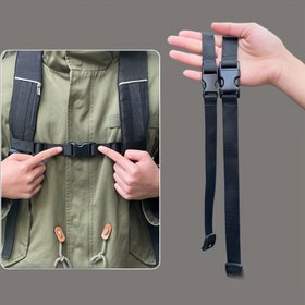 Resim 1pc Evrensel Uyarlanabilir Naylon Sırt Çantası Göğüs Askısı, Dayanıklı Dağcılık ve Koşu Aksesuarı, Sevgililer Günü, Paskalya, Kadınlar Günü, Anneler Günü, Bağımsızlık Günü Hediyeleri İçin İdeal 