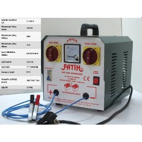 Resim Akü Şarj Cihazı Çift Akülük 24 Volt 25 Amper Fatih Redresör 