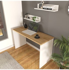 Resim Olven Çalışma & Ofis Masası 120 Cm Beyaz-meşe 