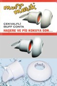 Resim KUSTAR Kokumatik Gider Koku Önleyici Lavabo Sifonu Çekvalfi Adaptör Kokuya Ve Haşereye Son 