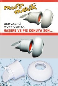 Resim KUSTAR Kokumatik Gider Koku Önleyici Lavabo Sifonu Çekvalfi Adaptör Kokuya Ve Haşereye Son 