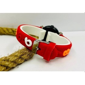 Resim Kırmızı Rakamlı Şirin Kasa Hayalet Ekran Şık Çocuk Kol Saati Mls-437 