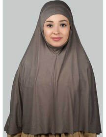 Resim Altobeh Hazır Türban Peçeli Pratik Eşarp Tesettür Nikaplı Hijab - Namaz Örtüsü Sufle 3xl - Koyu Vizon Koyu Vizon 