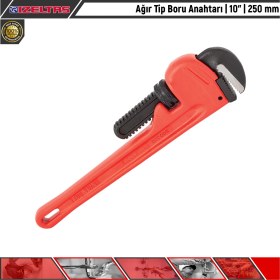 Resim İzeltaş Ağır Tip Boru Anahtarı | 10” | 250 mm 