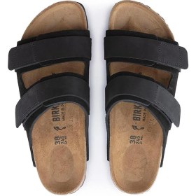 Resim Birkenstock Uji Vl Nu Erkek Sandalet Süet Nubuk Malzeme İle Ayarlanabilir Cırt Cırtlı Tasarım 