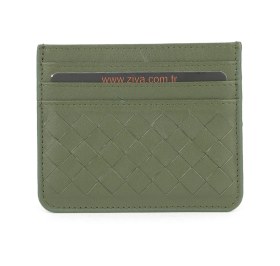 Resim Ziya, Unisex Hakiki Deri Kartlık 1539852z06 Yeşil 1539852z06 630 Yeşil 