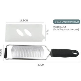 Resim Çelik Çok Amaçlı Rende Peynir, Limon, Sarımsak Ve Sebzeler İçin Pratik El Rendesi Çelik 