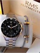 Resim RMS Romanson 2 Yıl Garantili Çelik Kordon Çelik Kasa 5 Atm Suya Dayanıklı Erkek Kol Saati AG1503.04 