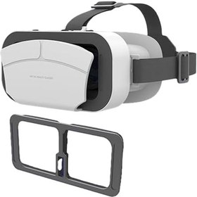 Resim 3D VR Sanal Gerçeklik Kulaklığı - Yetişkinler İçin Ayarlanabilir VR Kulaklık | VR Gözlükler | Cep Telefonu Yardımcı Çerçeve | 4.5-7.0 İnç Ekranlı Tüm Akıllı Telefonlar İçin Uygun Rahat VR Gözlükleri 