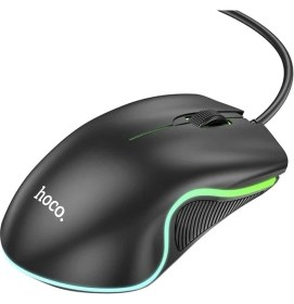 Resim Hoco GM19 Rgb LED Işıklı Gamer Oyuncu Kablolu Optik MOUSE-(5775) 
