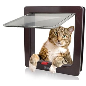 Resim PETSİ Failsafe Kedi Kapısı 4 Yönlü Kilitlenebilir 