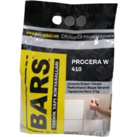 Resim Bars Beyaz Seramik Yapıştırma Harcı 5 Kg. 