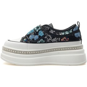 Resim Guja Kadın Taş Detaylı Sneaker Günlük Ayakkabı 25y 25y423-1 Z Siyah Siyah 